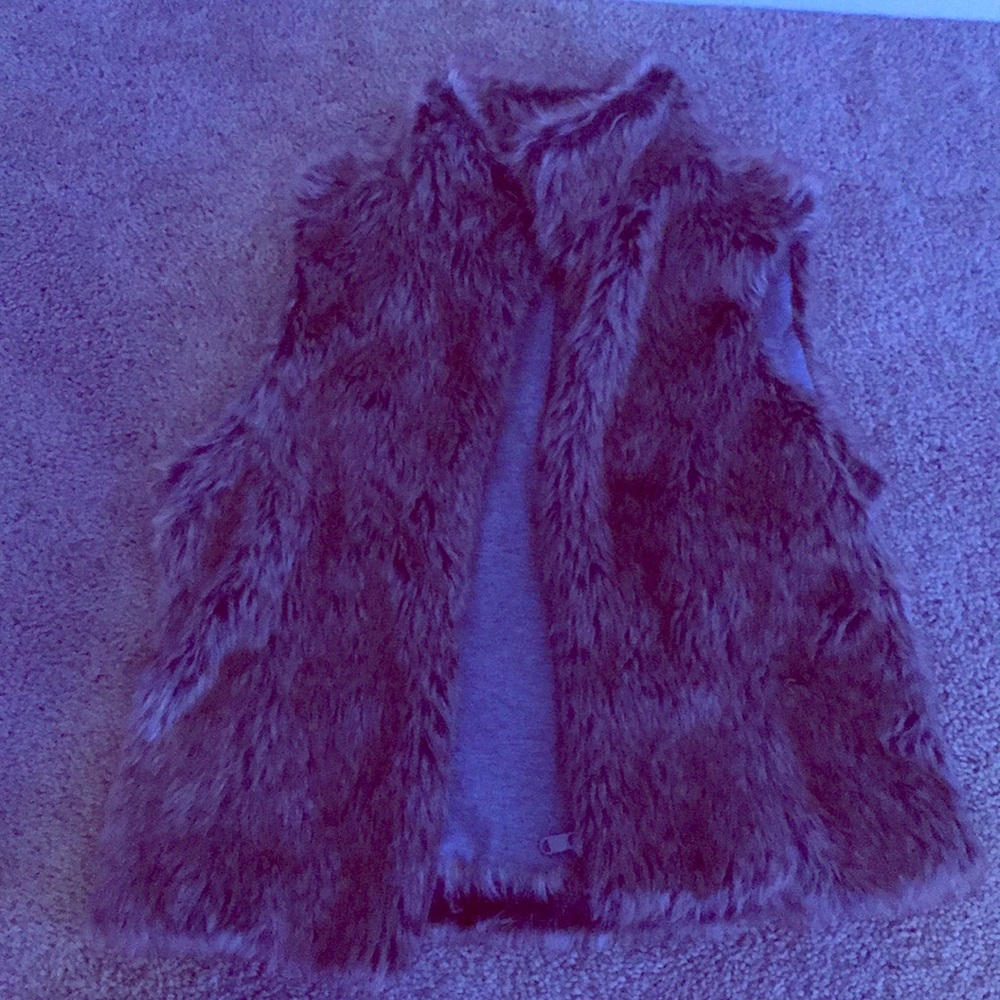 fur vest
